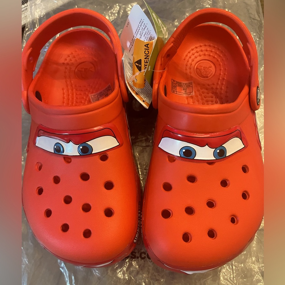 Crocs Lightning Mcqueen Classic Clog Light up. C13 or 19cm footbed